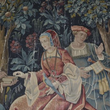 carton de tapisserie aubusson alvy collection michele zanoni milano 000036